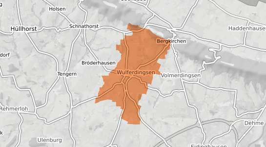 Mietspiegelkarte Bad Oeynhausen Wulferdingsen